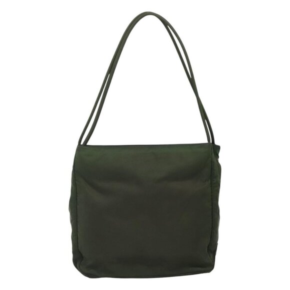 PRADA Tote Bag Nylon Green Auth - Picture 3 of 16